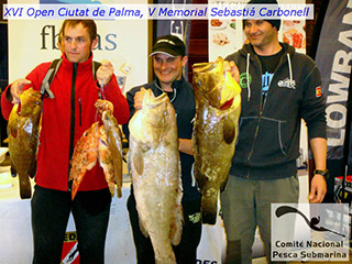 Óscar Cervantes, Raúl Astorga y Toni Trías ganan el XVI Open Ciutat de Palma, V Memorial Sebastiá Carbonell