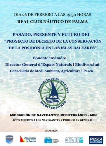 Conferencia pasado presente y futuro del proyecto de decreto de la conservación de la posidonia