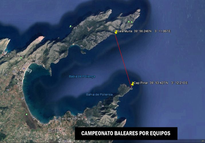Pescasub, campeonato Baleares por equipos