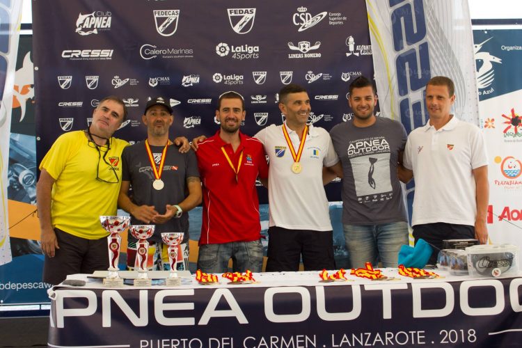 Campeonato de España de apnea outdoor en Lanzarote