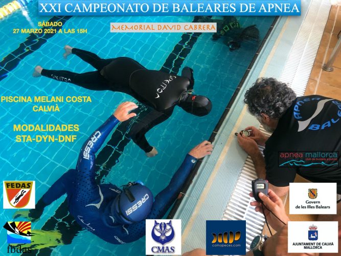 XXI Campeonato de Baleares de Apnea, Memorial David Cabrera