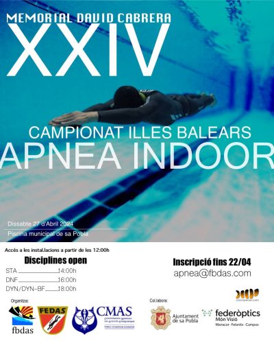 Campionat de Balears Apnea Indoor, Memorial David Cabrera
